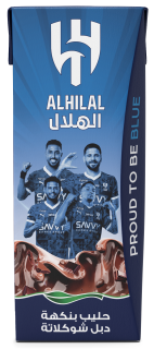 الهلال حليب طويل الأجل دبل بالشوكولاتة 185 مل 